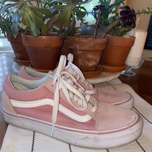 Pink old school vans